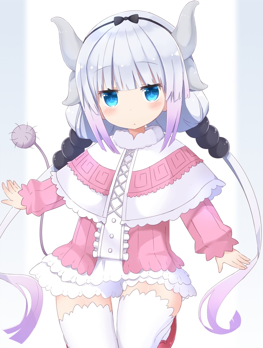 kanna kamui (kobayashi-san chi no maidragon) drawn by shuuichi_(gothics)