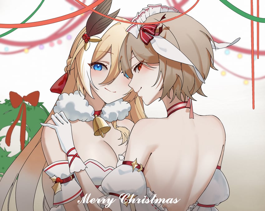 rita rossweisse and durandal (honkai and 1 more) drawn by youmiao_oxo