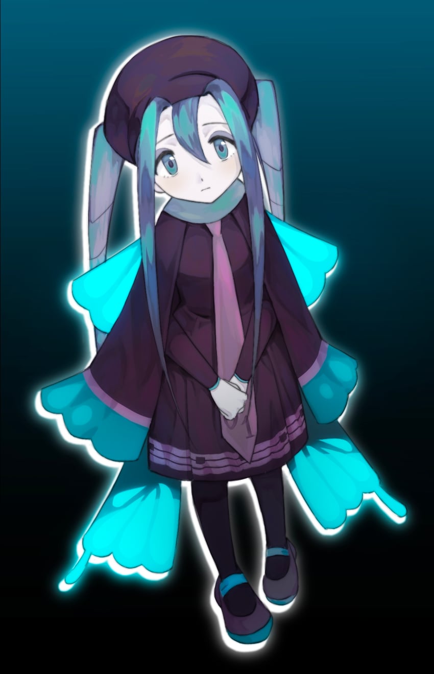 hatsune miku and bug miku (pokemon and 2 more) drawn by lijiu_(user_nxst3383)