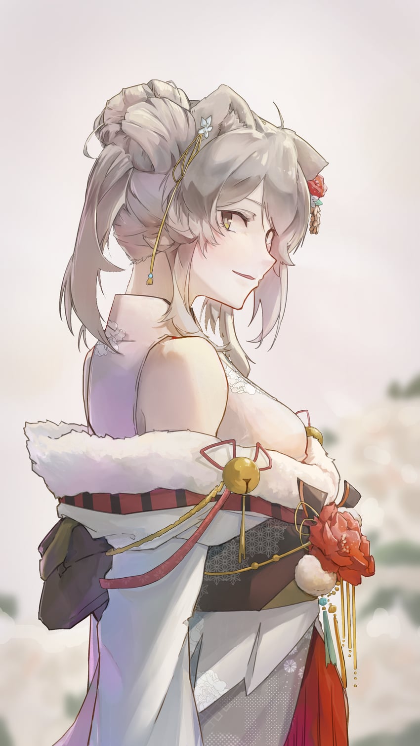 shishiro botan (original and 1 more) drawn by wool1997