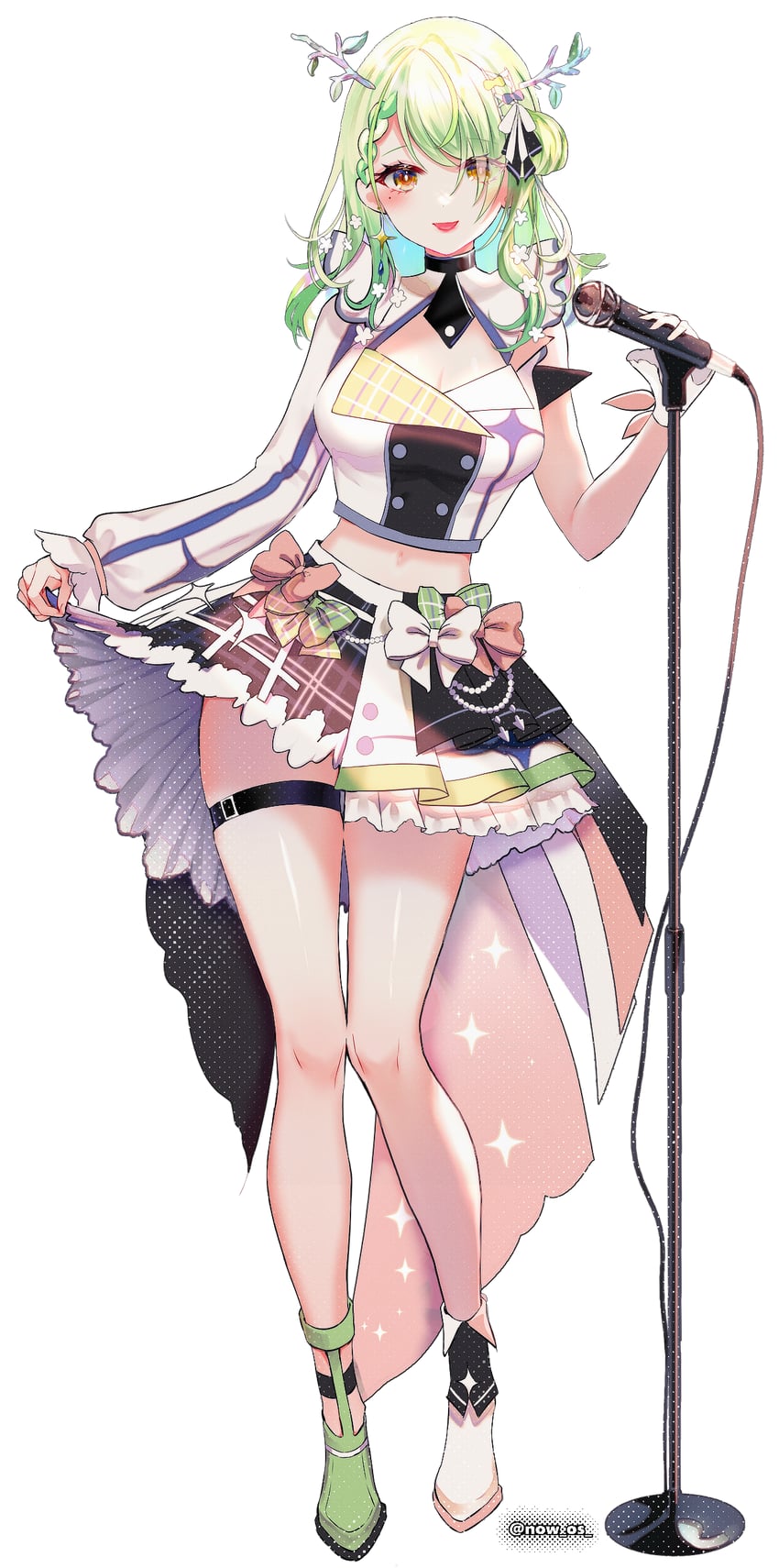 ceres fauna (hololive and 1 more) drawn by sowon