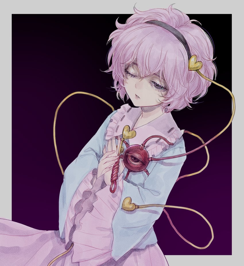 komeiji satori (touhou) drawn by ai_(ai1470)