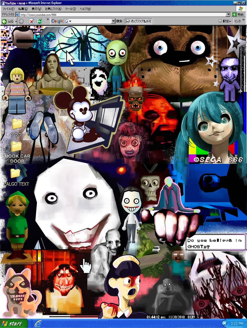 hatsune miku, link, godzilla, mickey mouse, mii, and 17 more (pokemon and 32 more) drawn by nate_d_hernandez