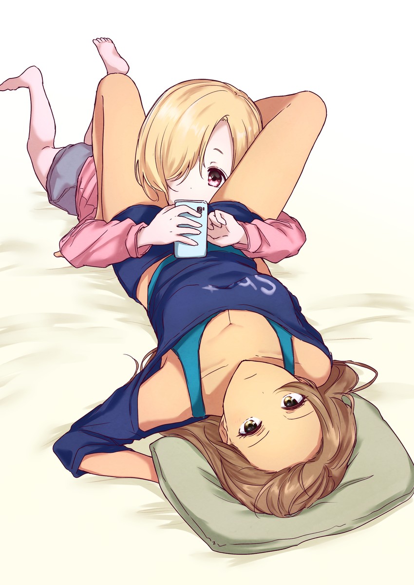 shirasaka koume and matsunaga ryo (idolmaster and 1 more) drawn by ayame_iro_(toumei_dolce)
