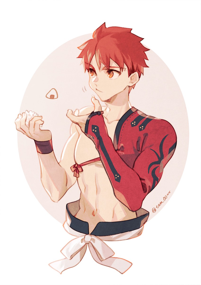 emiya shirou and senji muramasa (fate and 1 more) drawn by taa_(acid)