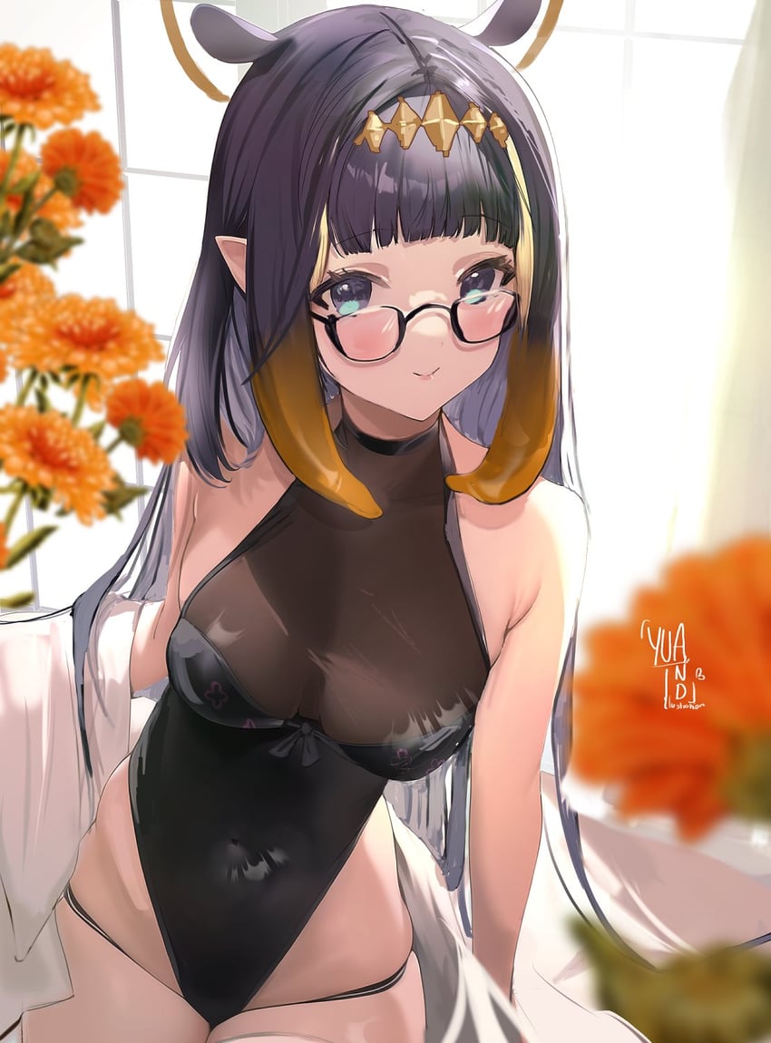 ninomae ina'nis (hololive and 1 more) drawn by yua_andi