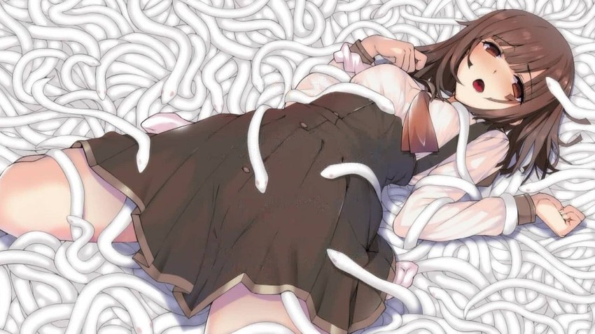sengoku nadeko and kuchinawa (monogatari and 1 more) drawn by katsurai_yoshiaki