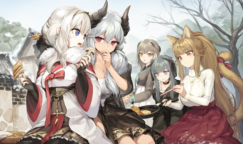 dioreta, asta, alkire, rancesca, and 51-sk8 (original) drawn by asicah