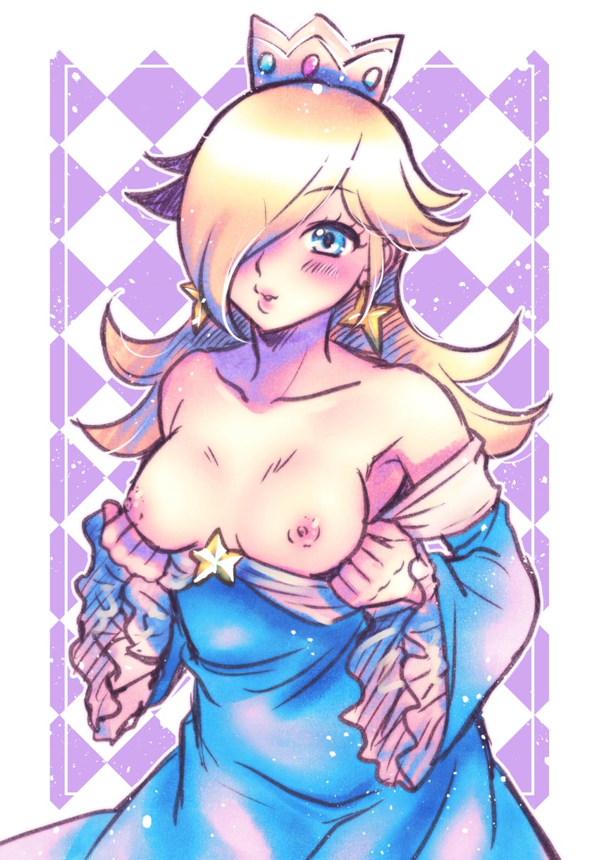 rosalina (mario and 1 more) drawn by ao_(yashuring)