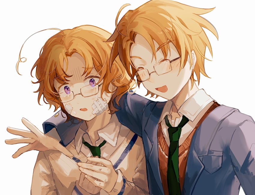 america and canada (axis powers hetalia) drawn by dongfang_shuyechu
