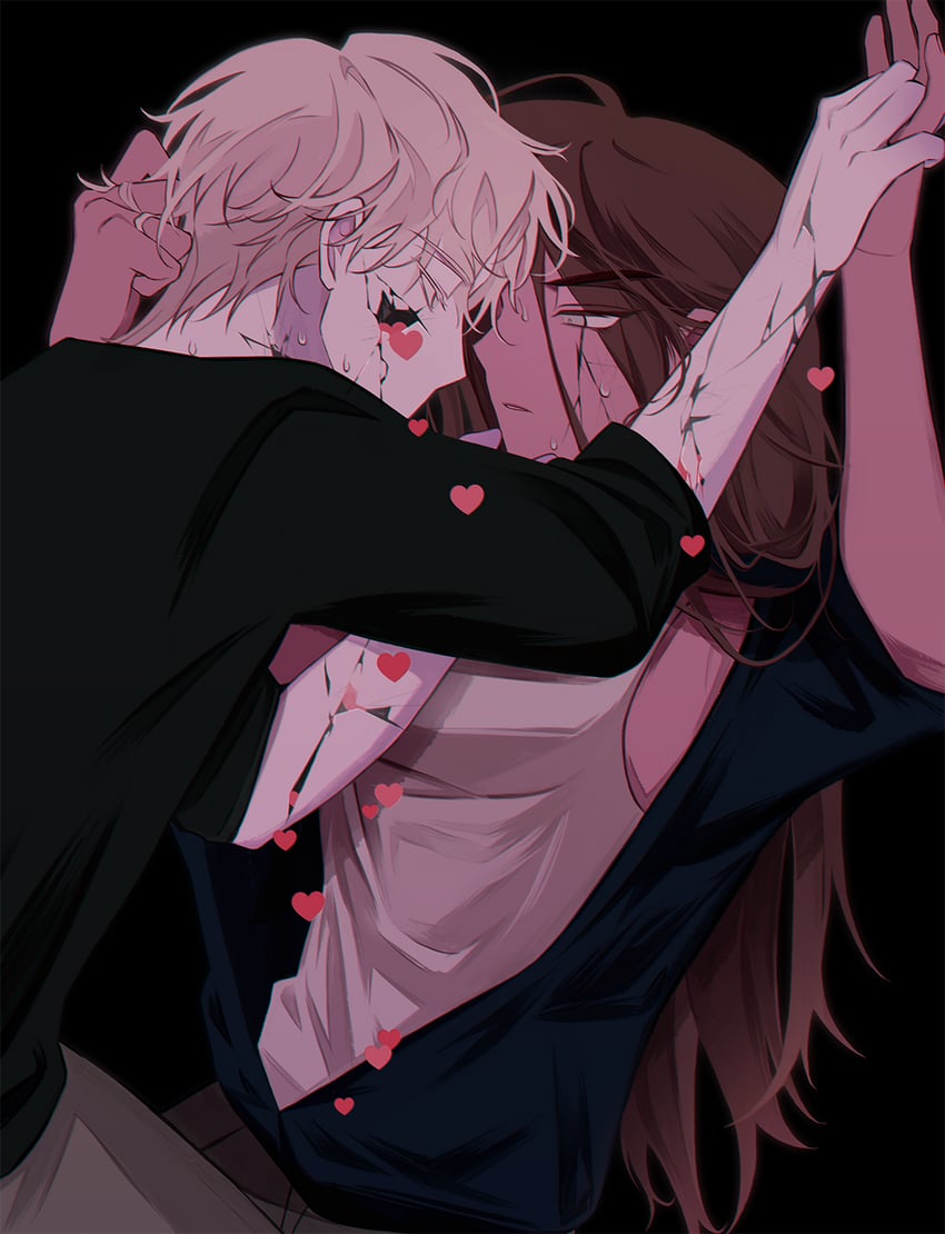 luka and hyuna (alien stage) drawn by s301t9