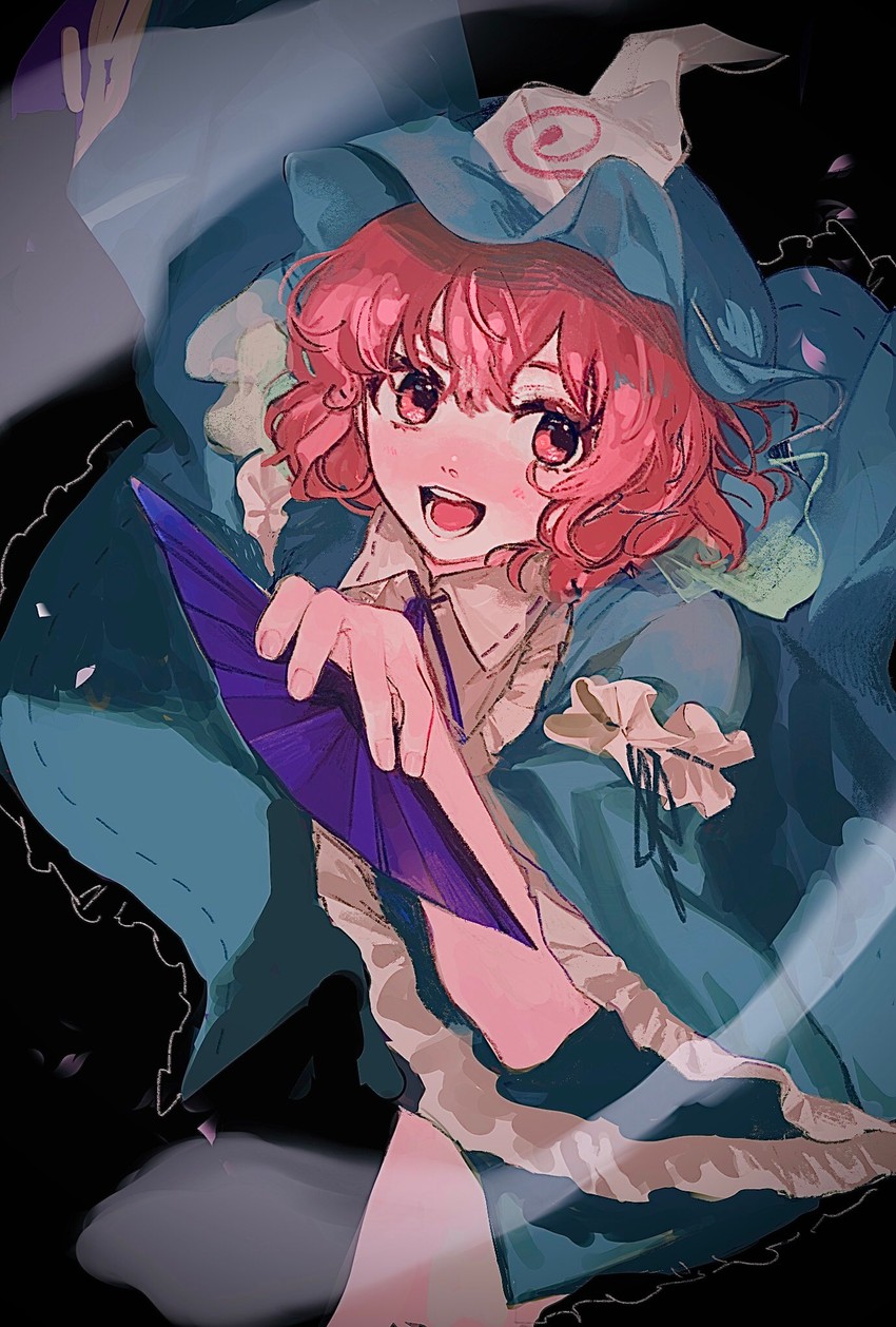 saigyouji yuyuko (touhou) drawn by gotagotay