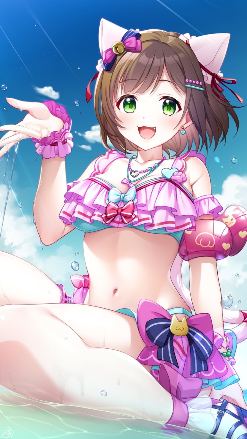maekawa miku (idolmaster and 1 more) drawn by mikapoe