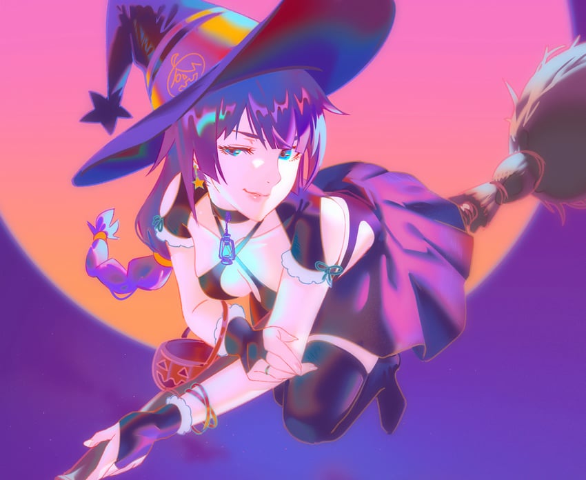 senjougahara hitagi (monogatari and 1 more) drawn by rapa_rachi
