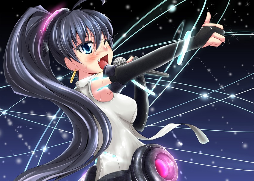 hatsune miku and ganaha hibiki (idolmaster and 1 more) drawn by stiel