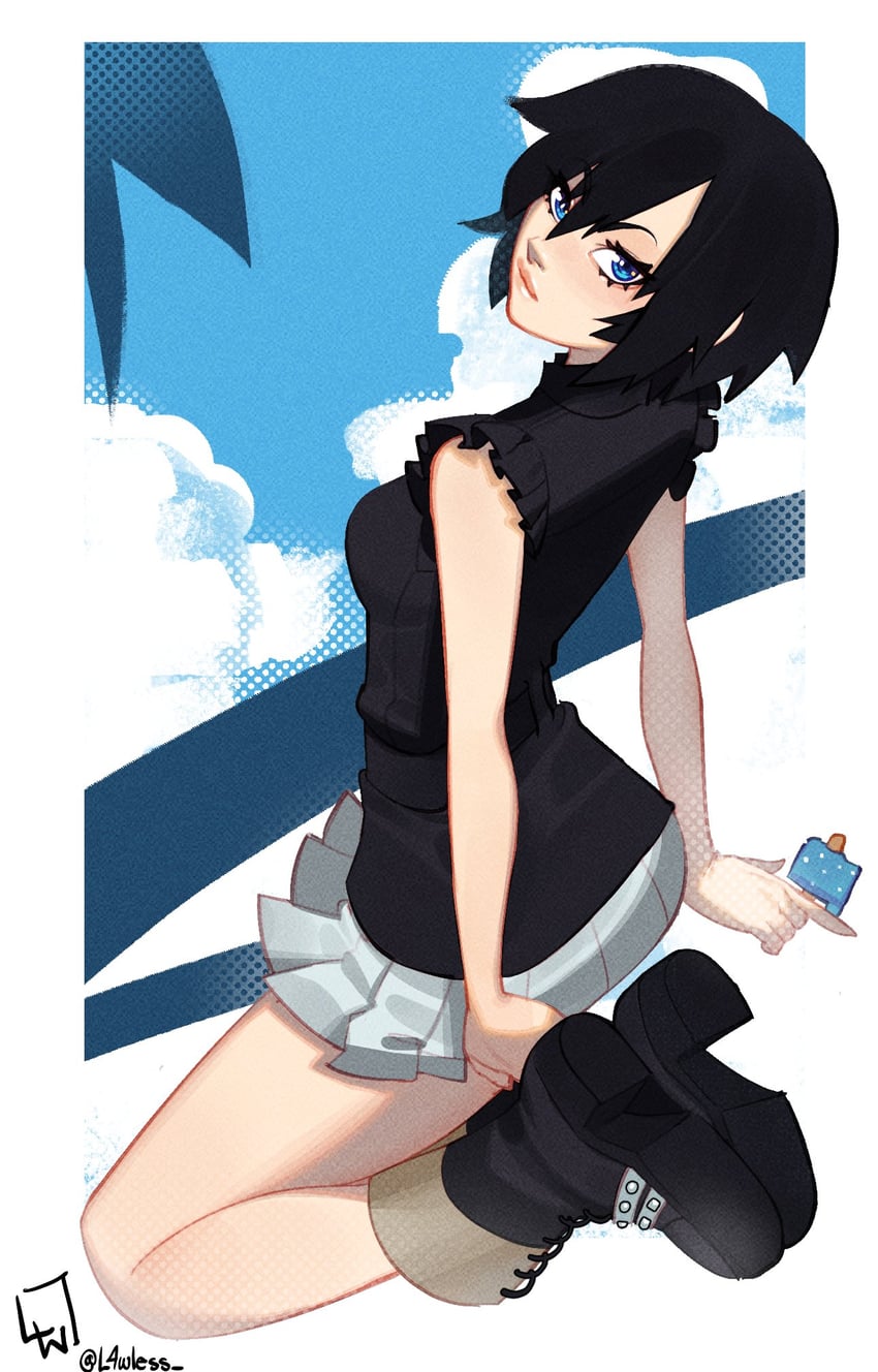 xion (kingdom hearts and 1 more) drawn by l4wless