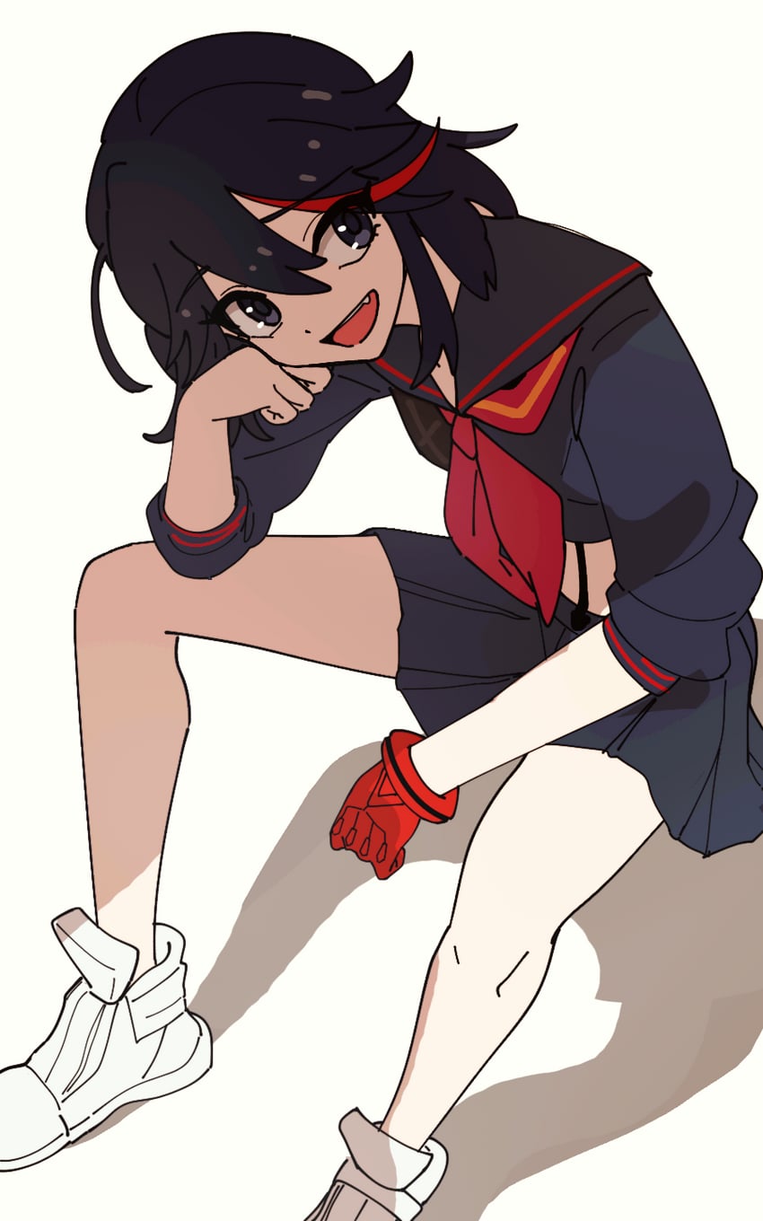 matoi ryuuko and senketsu (kill la kill) drawn by nzeneee