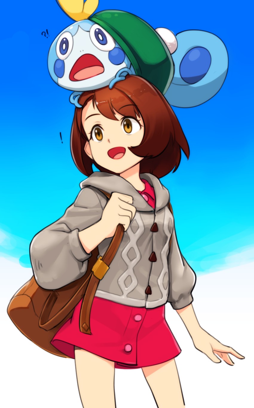 gloria and sobble (pokemon and 1 more) drawn by randle