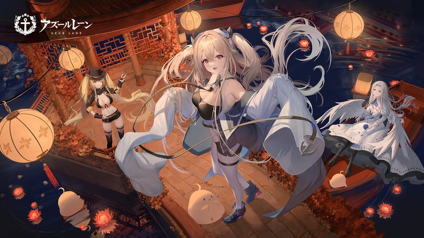 manjuu, anchorage, yorktown, hornet, yorktown ii, and 1 more (azur lane) drawn by soho_(user_dphk5745)