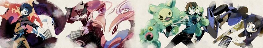 ethan, lucario, hilbert, brendan, lucas, and 3 more (pokemon and 5 more) drawn by shuri_(84k)