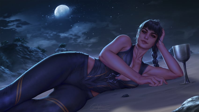 shadowheart (dungeons & dragons and 2 more) drawn by krystopher_decker