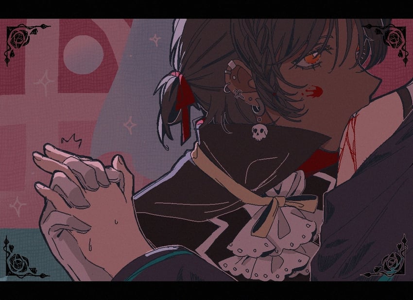 doctor and thorns (arknights) drawn by taketorikyouko