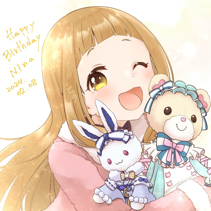 ichihara nina (idolmaster and 1 more) drawn by ame_hisame