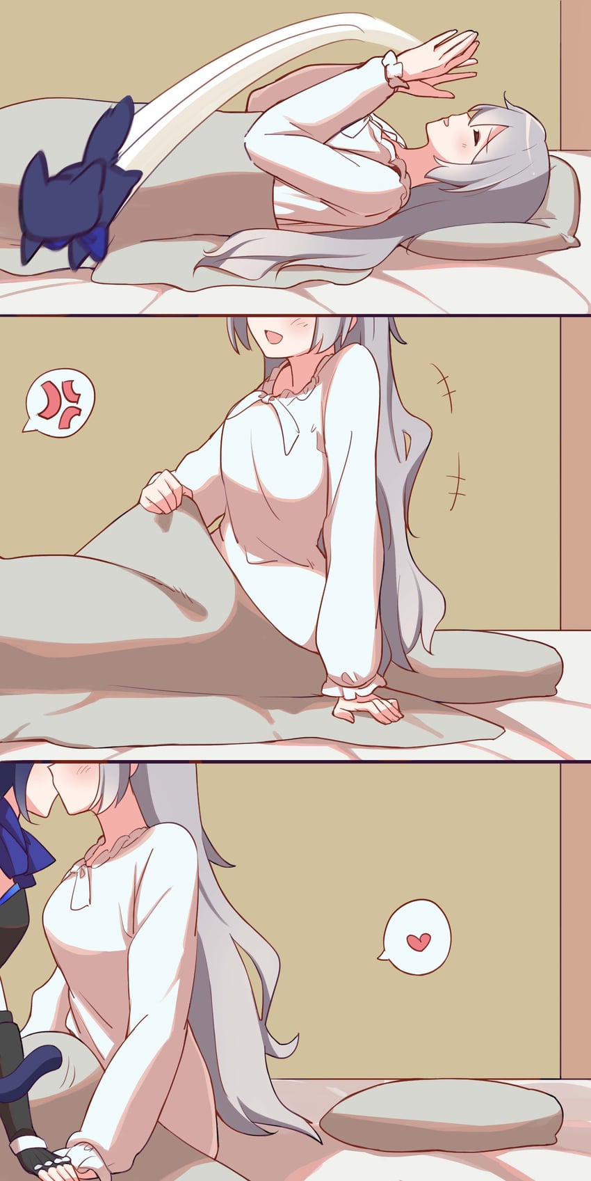 bronya rand and seele (honkai and 1 more) drawn by sunny_day_9797