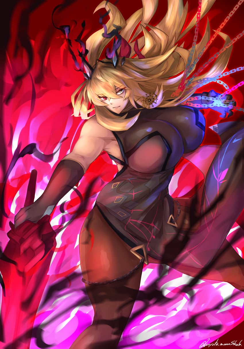 barghest (fate and 1 more) drawn by ikecchi_(hayato_moon)