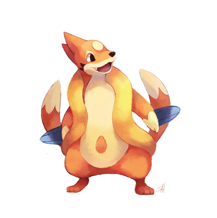 floatzel (pokemon) drawn by salanchu