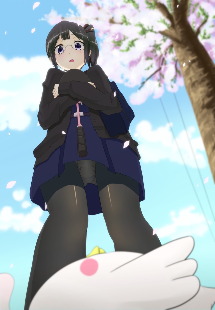 dera mochimazzui and asagiri shiori (tamako market) drawn by awara_t
