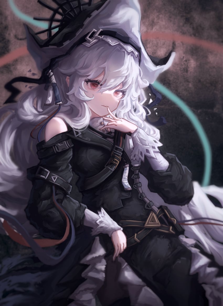 specter and specter the unchained (arknights) drawn by huang_sha