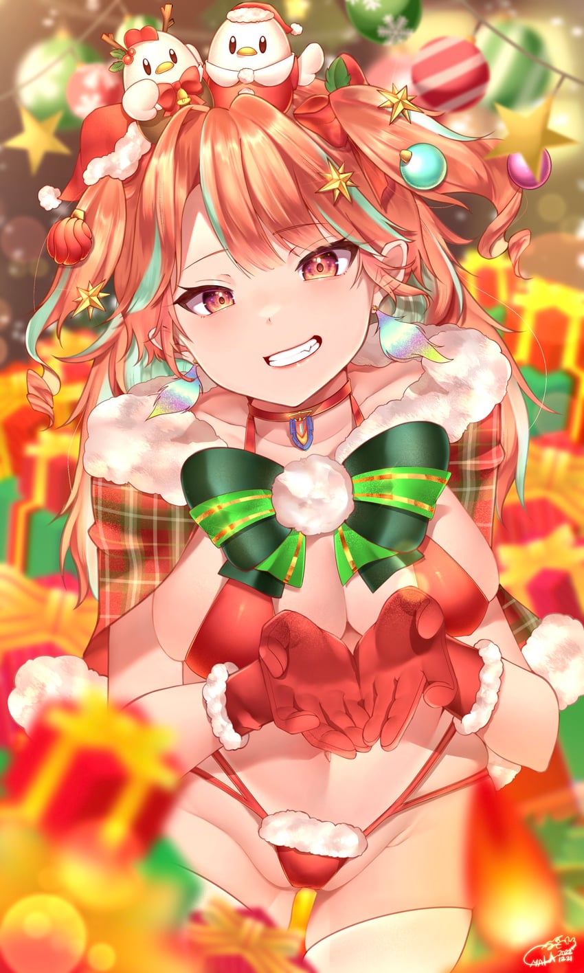 takanashi kiara and kotori (hololive and 1 more) drawn by maka_aratame