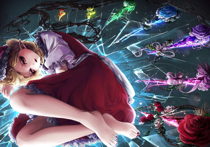 flandre scarlet (touhou) drawn by mizuhichi