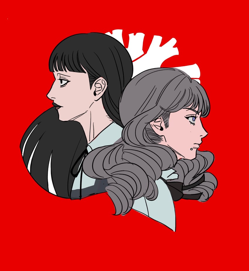 marina and samarie (fear & hunger and 1 more) drawn by mayflyaa