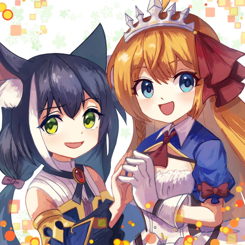 karyl and pecorine (princess connect!) drawn by plusplushm