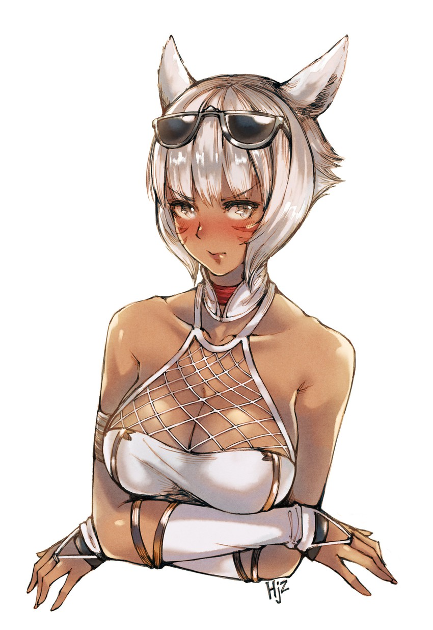 y'shtola rhul and ilsa (final fantasy and 2 more) drawn by hjz_(artemi)