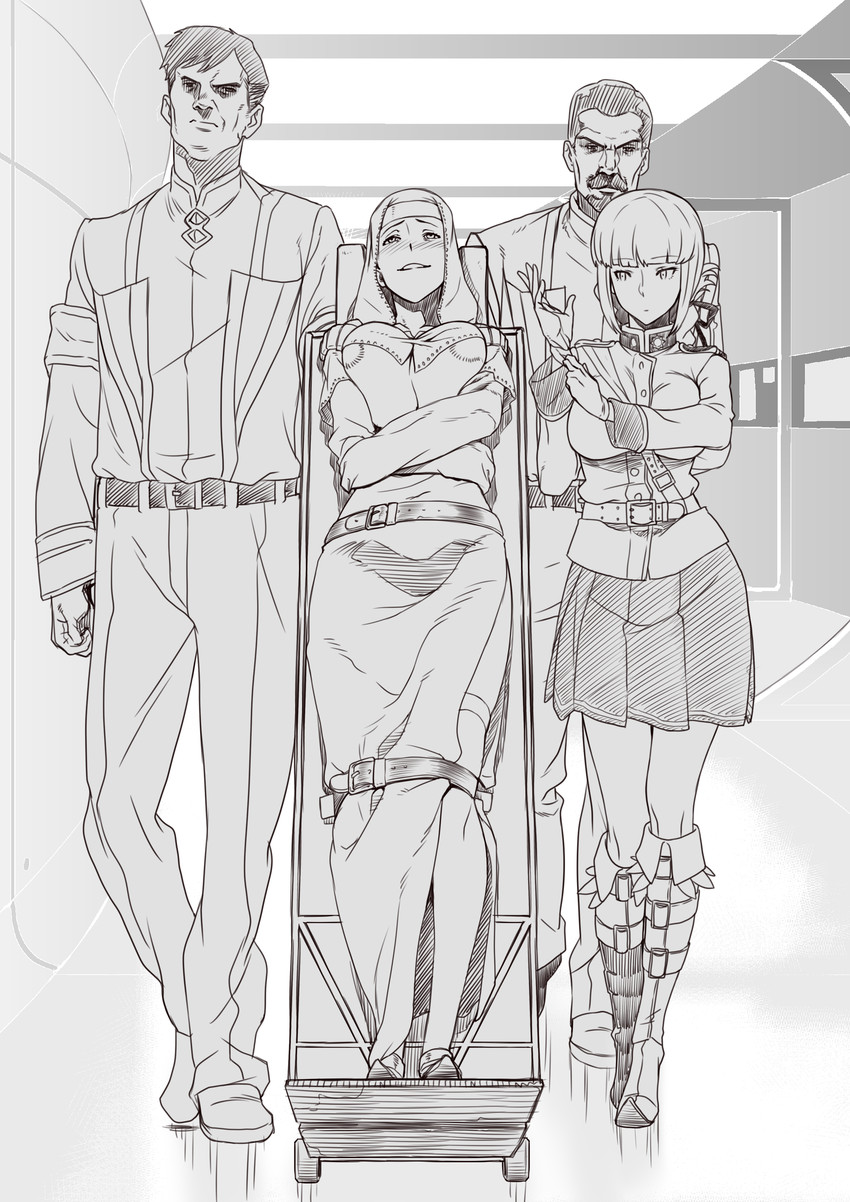 florence nightingale and sessyoin kiara (fate and 4 more) drawn by date_naoto