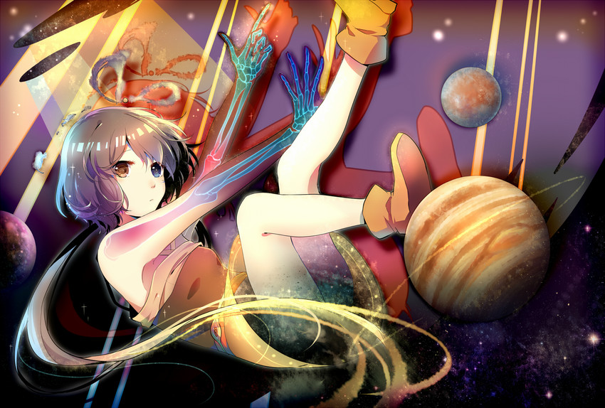 luo tianyi (vocaloid and 1 more) drawn by mary_(14476764)