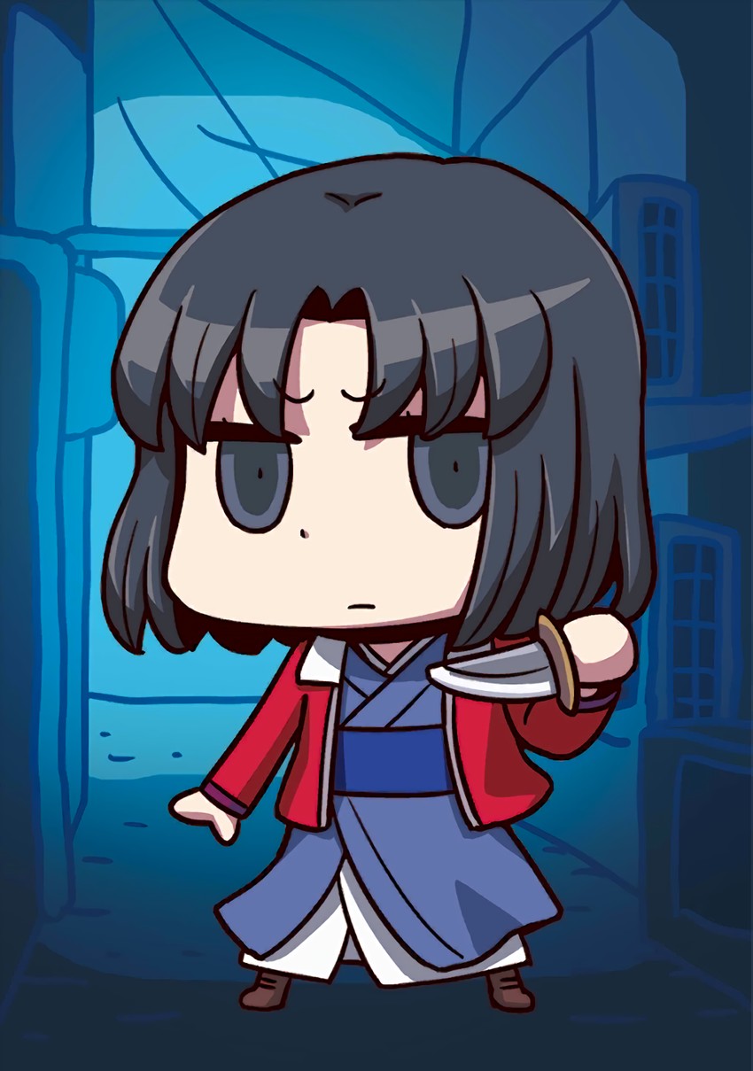 ryougi shiki (fate and 1 more) drawn by riyo_(lyomsnpmp)