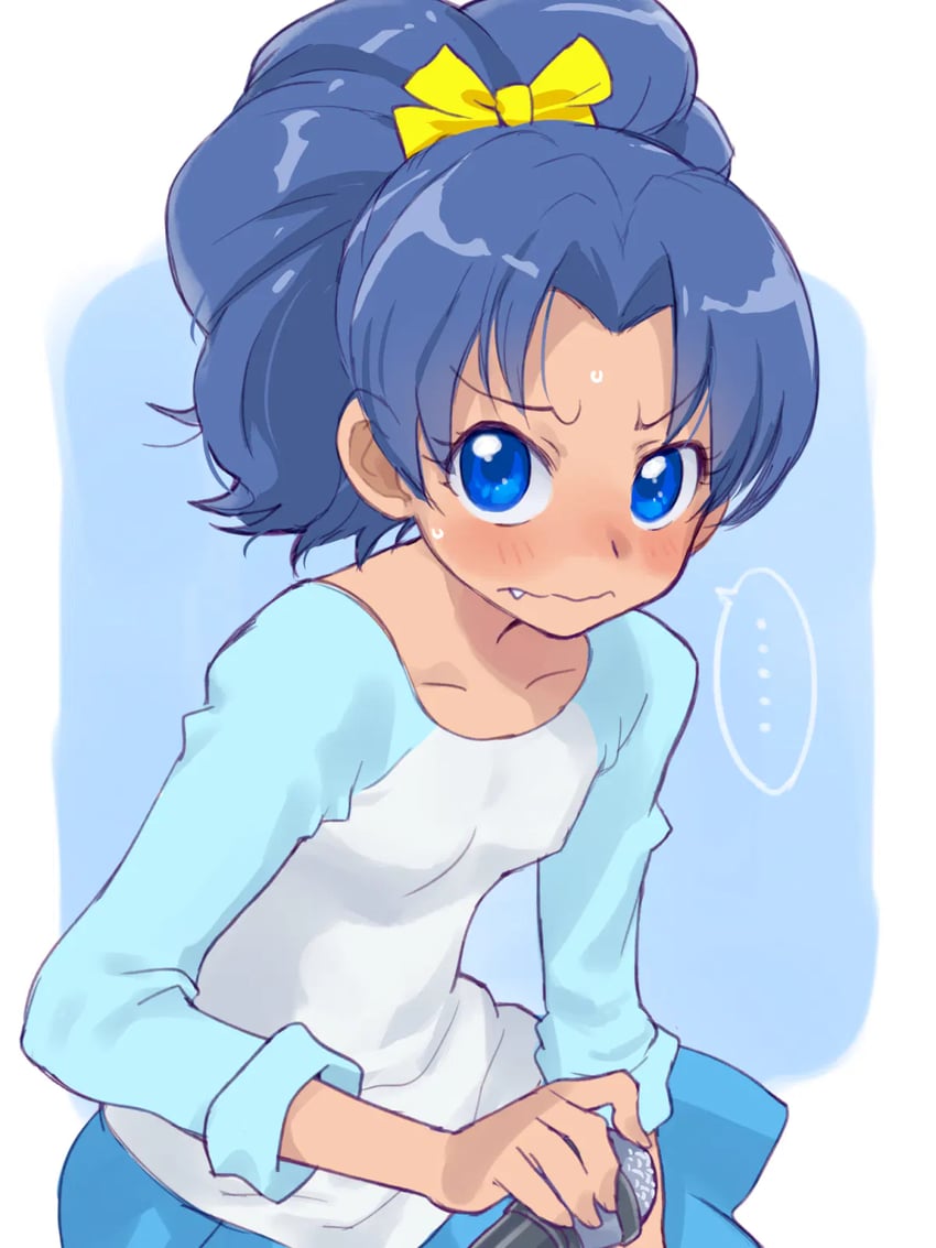 tategami aoi (precure and 1 more) drawn by kikurage_(crayon_arts)