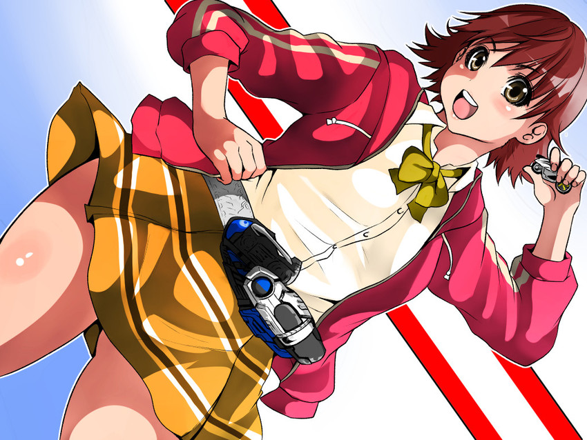 honda mio, kamen rider mach, and shijima gou (idolmaster and 3 more) drawn by isna_(footprintsofisna)