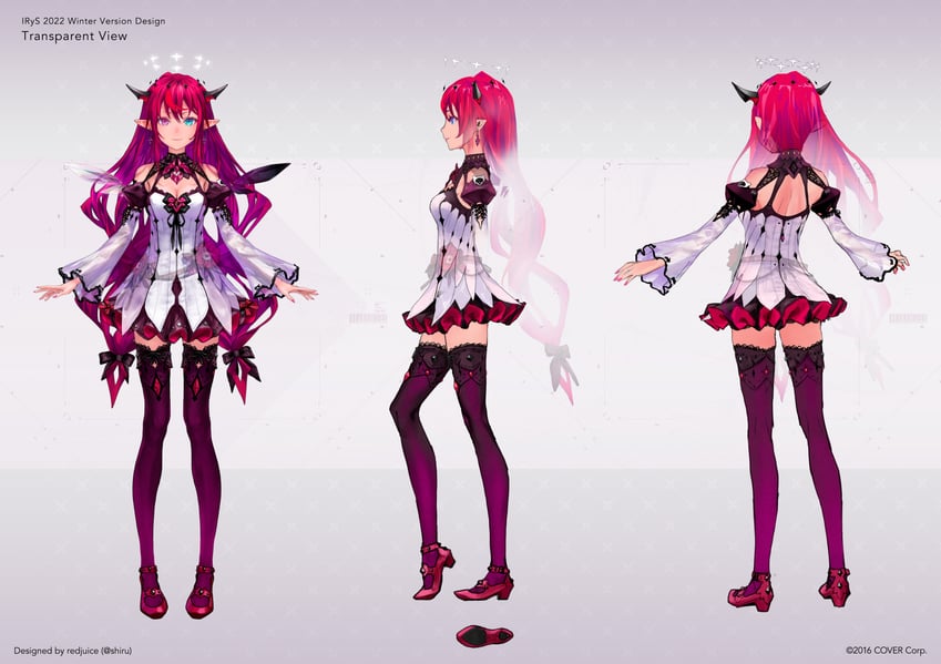 irys (hololive and 1 more) drawn by redjuice