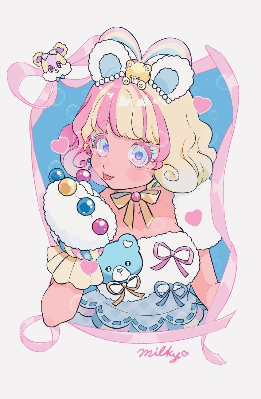 amauri miruki and hanitan (pretty series and 1 more) drawn by niku_(onikujunjuwa)
