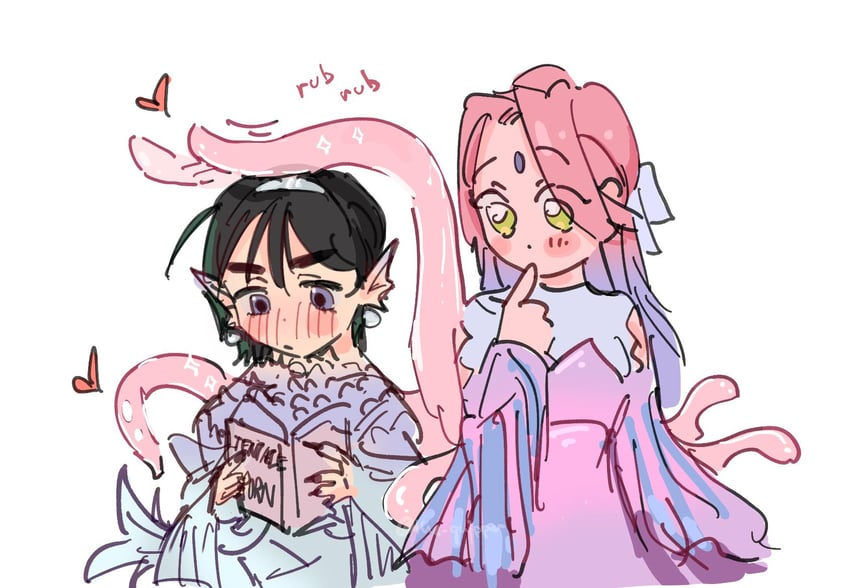 sua and mizi (alien stage) drawn by the_quipper