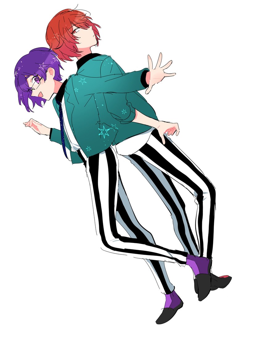fukuroi mitsuru and doujima mayumi (bishounen series) drawn by hayo_see