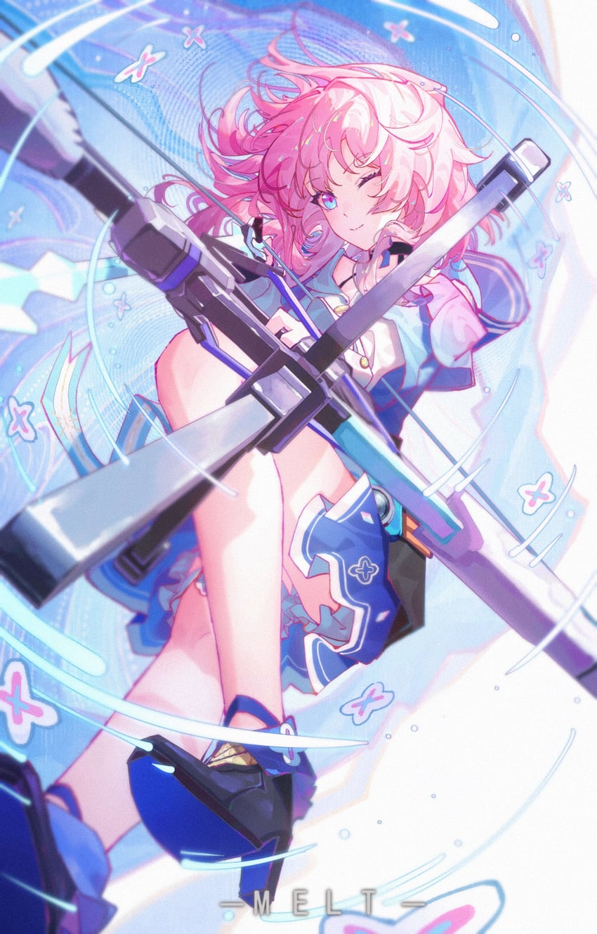 march 7th (honkai and 1 more) drawn by meirong