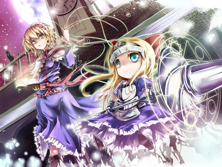 alice margatroid and shanghai doll (touhou) drawn by tatami_(loop)