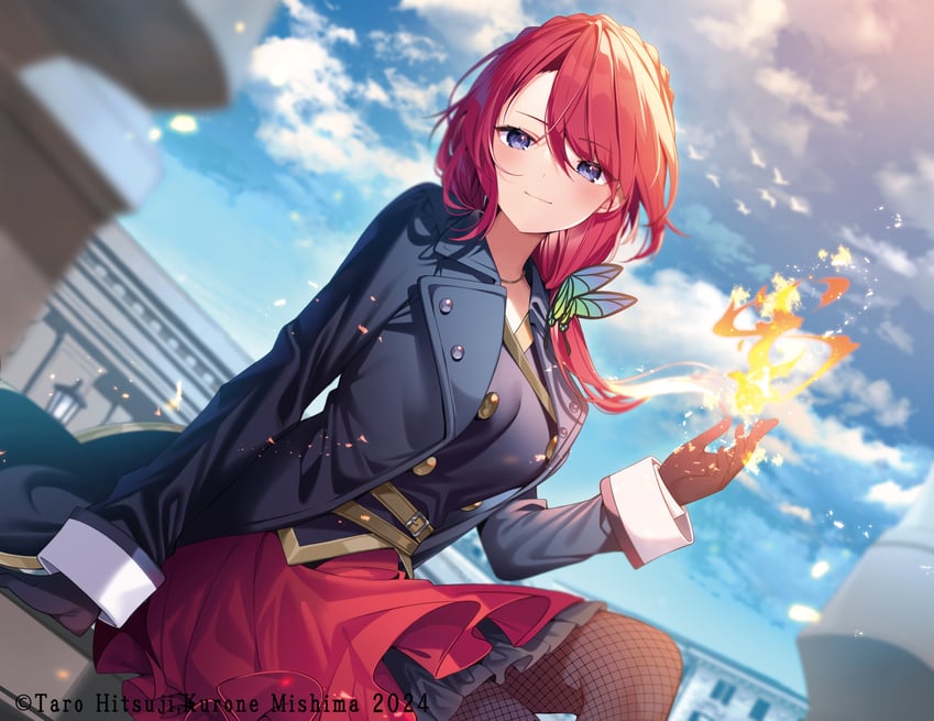 eve ignite (rokudenashi majutsu koushi to akashic record) drawn by mishima_kurone