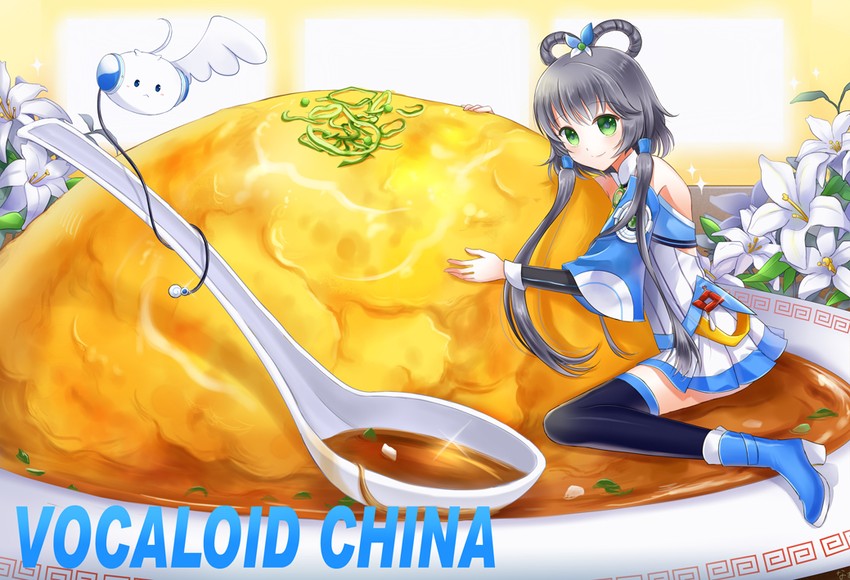 luo tianyi and tian dian (vocaloid and 1 more) drawn by naomi_(fantasia)